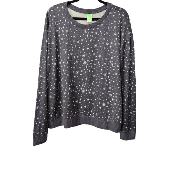 Honeydew New Star Seeker Brushed Jersey Lounge Gray Star Pajama Set 2Pc Set - Picture 6 of 12